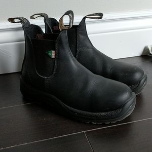 Blundstone steel toe boots